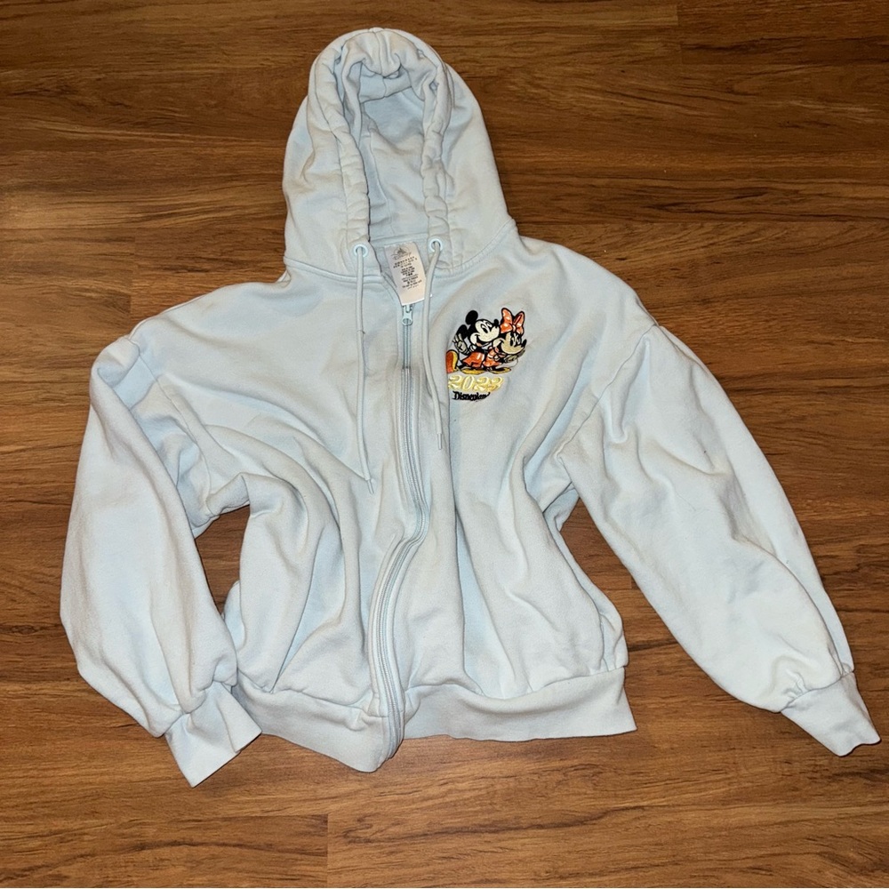 Disney Blue Hoodie with Cartoon Print